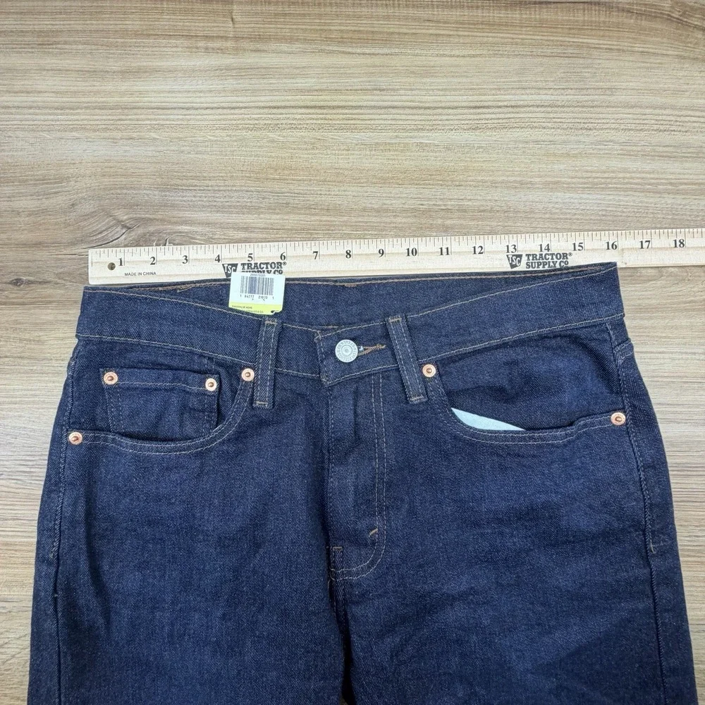 NWT Men's Levi's 502 Taper Stretch Dark Blue Jeans Size 32